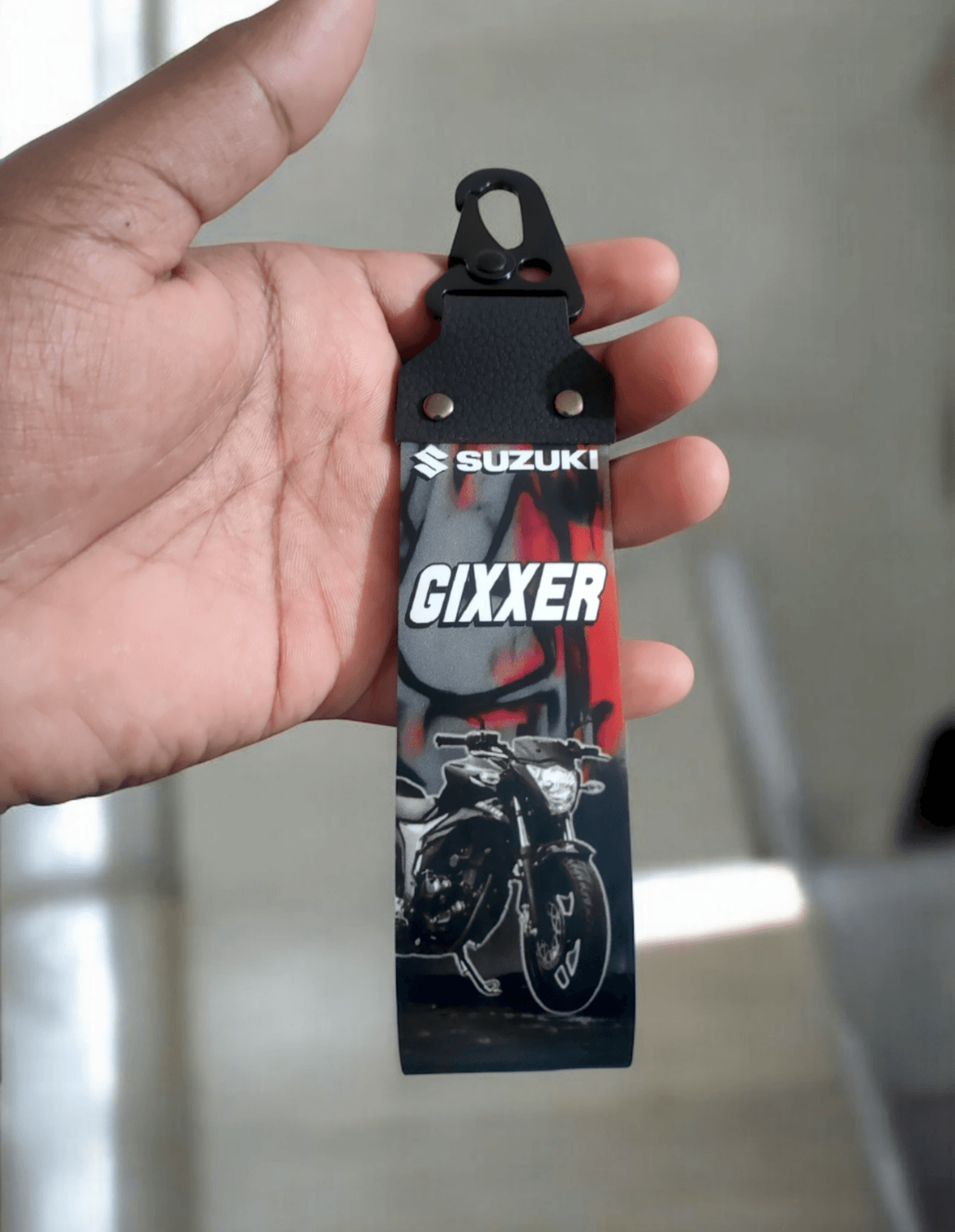 Suzuki Gixxer Monotone Premium KeyRing. CODE-2
